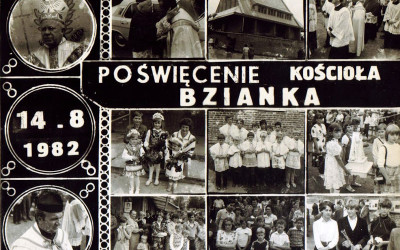 poświęcenie kościoła w Bziance (1982)